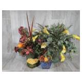 4 Silk Flower Arrangements