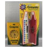 2pc Crayola Alarm Clock & Pencil Box Calculator