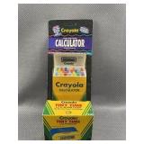 2pc Crayola "Tiny Time" & Calculator NIB