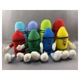 8pc Stuffed Crayons