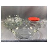 6pc Assorted Pyrex Dishes