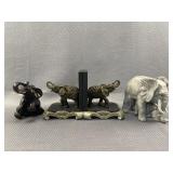 4pc Elephant Figurines