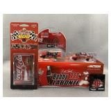 4pc Coca Cola Nascar Collectibles