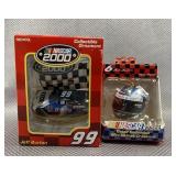 2pc Nascar Ornaments