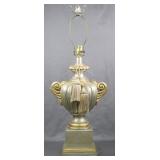 Tall Table Lamp Platinum & Gold Finish