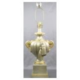 Tall Table Lamp Platinum & Gold Finish