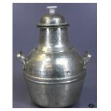 Hammered Metal Jug w/Lid
