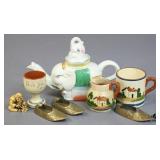 Watcombe Torquay English Pottery/Misc. Decor 8pc