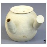 Stoneware Teapot Signed by Artist