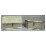 Hinged Metal Boxes 2pc