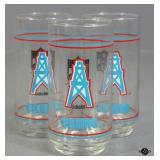 Houston Oilers NFL Drinkware 3pc