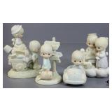 Precious Moments Figurines 4pc