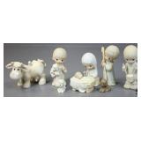Precious Moments Nativity 6+ pc