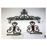 Metal Towel Racks 3pc