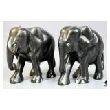 Elephant Figurines 2pc