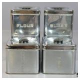 Lincoln Beautiful Ware Metal Canisters 4pc