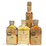 1940s White Horse, Dewar & Sons Scotch Minis, 4