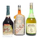 Kummel Liqueur (1) & Apple, Cherry Brandies (2)