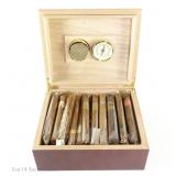 1915 Thompson & Co Humidor Box and Cigars