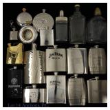 18 Whiskey Flasks Advertising