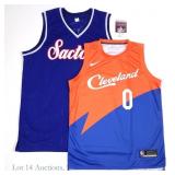 Kevin Love & Mitch Richmond Signed Jerseys, COA