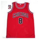 George Gervin Signed Chicago Style Jersey, COA