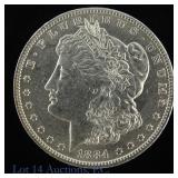 1884-O USA Silver Morgan Dollar