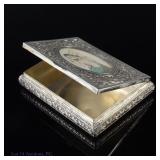 Indian Coin Silver Jewelry Box