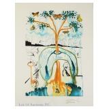 Salvador Dali 'Mad Tea Party' Signed & #ed Litho