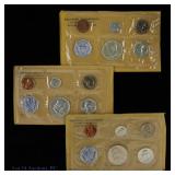 1962 - 1964 USA Silver 5-Coin Proof Set in OGP, 3