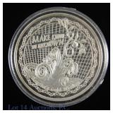 1977 Future Now 1 Ozt. 99.9% Silver Round