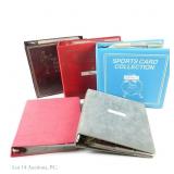 Baseballs Cards - Five Binders From 1990's