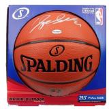 Dominique Wilkins Signed NBA Basketball, Leaf COA