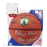 Robert Parish Signed Celtics Basketball, Schwartz