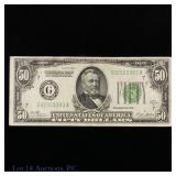 1928-A USA $50 Federal Reserve Note - Green