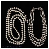 Sterling Silver Beaded Necklaces, 5.8ozt, Mexico 2