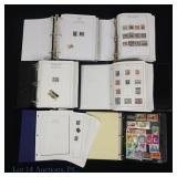Various World Postage Stamp Albums (6)