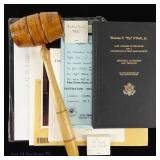 Speaker Tip O'Neil Artifacts & Signed House Gavel