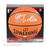 Coby White Signed Spalding Basketball, Fanatics