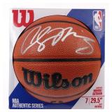 Alonzo Mourning Signed Wilson Basketball, JSA