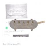 Cast Iron Bristol Trolley Car Counter, Circa 1900