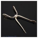Georg Jensen Sterling Silver Sugar Nips, Tong