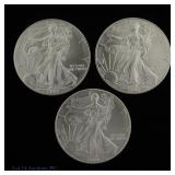 2002 (W) American Silver Eagle $1 Bullion (BU), 3