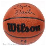 Clyde Drexler Signed Wilson Basketball, Beckett