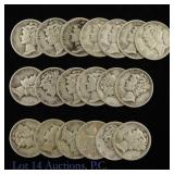 USA 1.3 Ozt. 90%-Silver Mercury Dimes (19)