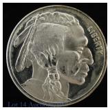 US Indian Head 1 Ozt. Silver Round