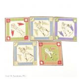 1914 Baseball Felt Blankets (B-18) (5)