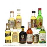 Various Vintages Scotch Mini Bottles (10)