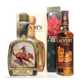 '79 Beam's Bourbon & 80s Calvert Extra Whiskey