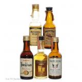 40s/50s Whiskey Mini Bottles (5)